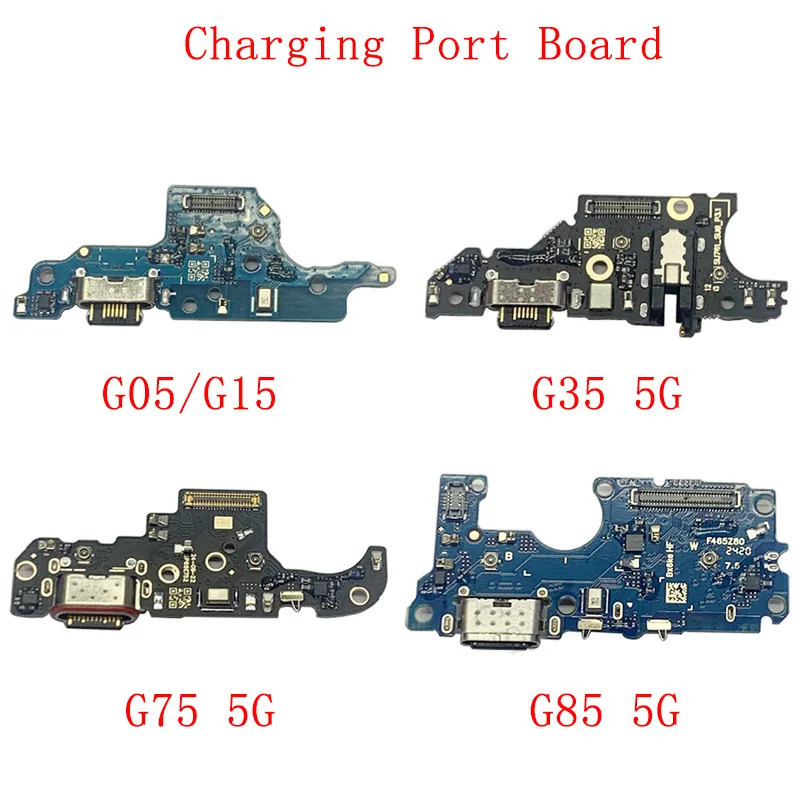 USB ชาร์จพอร์ตสําหรับ Motorola Moto G85 G75 G35 G15 G05 5G ชาร์จเชื่อมต่ออะไหล่ซ่อม