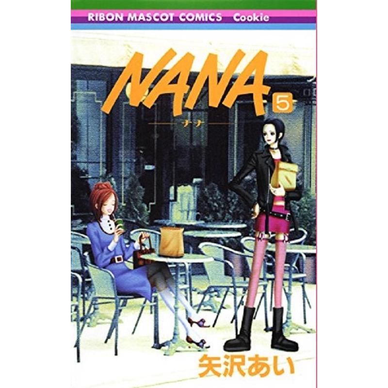 NANA NANA 5 ภาษาญี่ปุ่นต้นฉบับ Yazawa  Shueisha การ์ตูนญี่ปุ่น