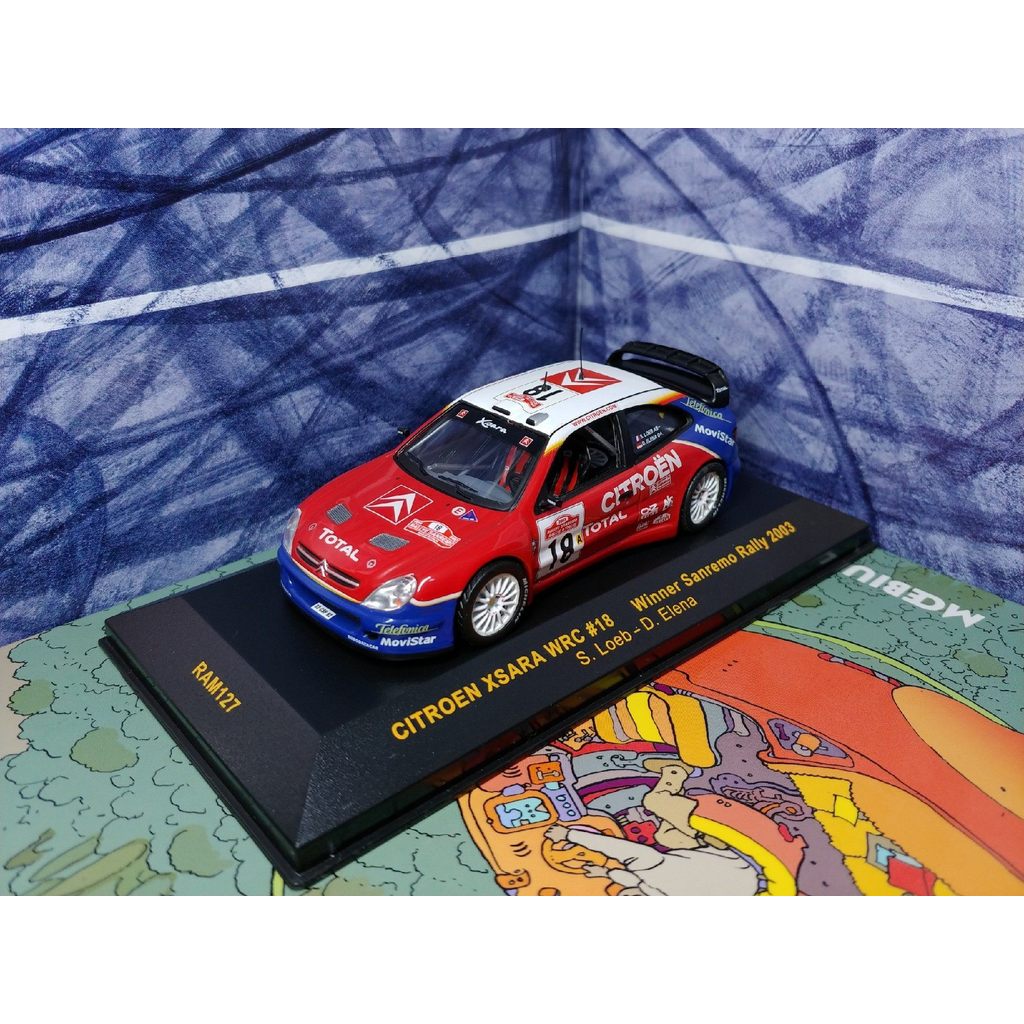 IXO Citro Champion Italy Sanremo 1/43 IXO Citro .  n Xsara WRC Winner Rally Sanremo 2003 Sé bastien