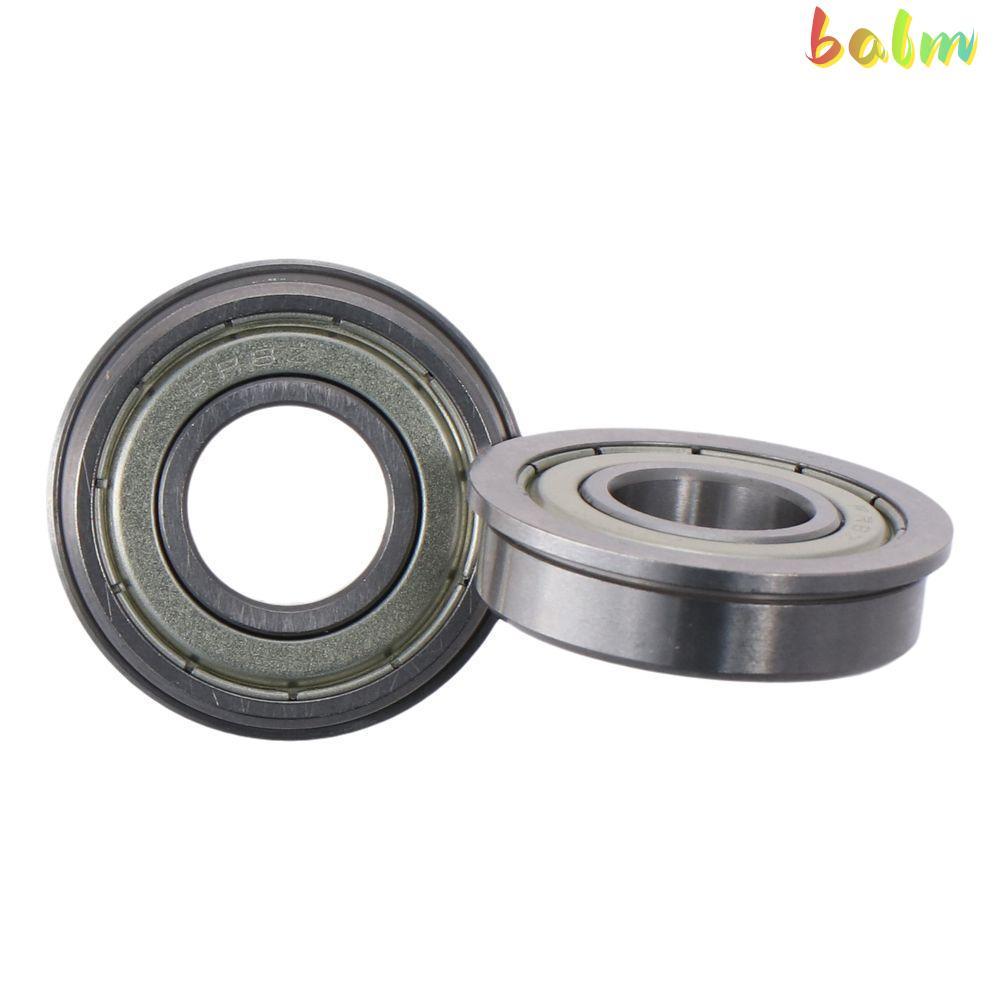 BALM 4pcs Flange Rip Bearings, 12.7*28.575*7.938mm Z1 Noise Level FR8ZZ Flange Ball Bearings, Low No