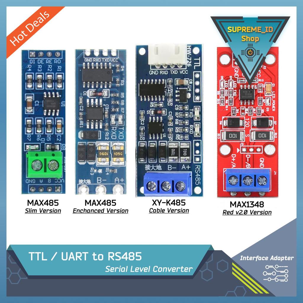 UART / TTL ถึง RS485 | RS485 ถึง TTL/UART MCU Microcontroller Serial Port Level Conversion โมดูลควบค