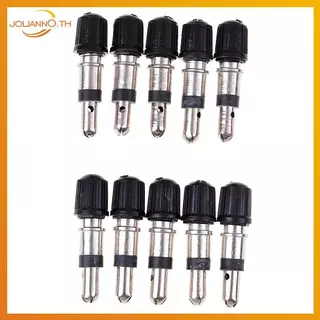 Joliann0 วาล์วสำหรับจักรยาน ขนาด 10 ชิ้น ออกแบบจากเยอรมัน แบบไม่มียางและหลอดทองแดง