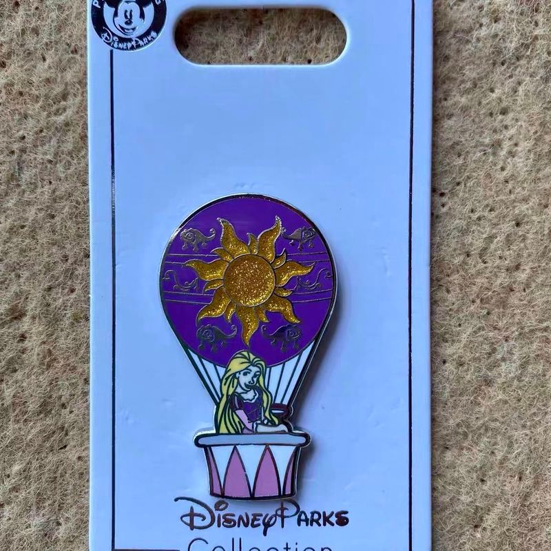 Disney Badge disney pin disney pin disney Medal Hot Air Balloon Series Rapunzel/m4.16
