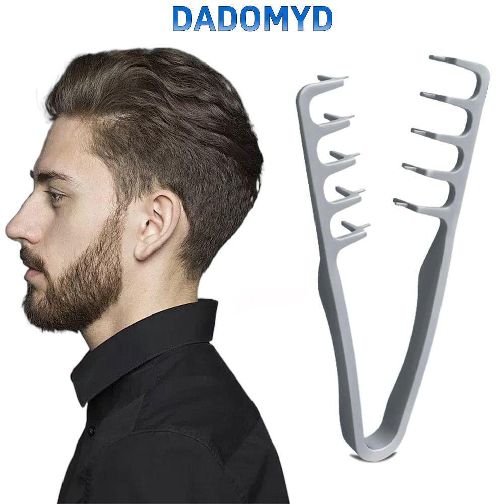 DADOMYD จัดแต่งทรงผมปุยรากหวี,น้ําหนักเบาทําความสะอาดง่ายหวีผม,ของขวัญสร้างสรรค์เครื่องมือดูแลเส้นผมแบบพกพา Curly Volumizer Hairline หวี