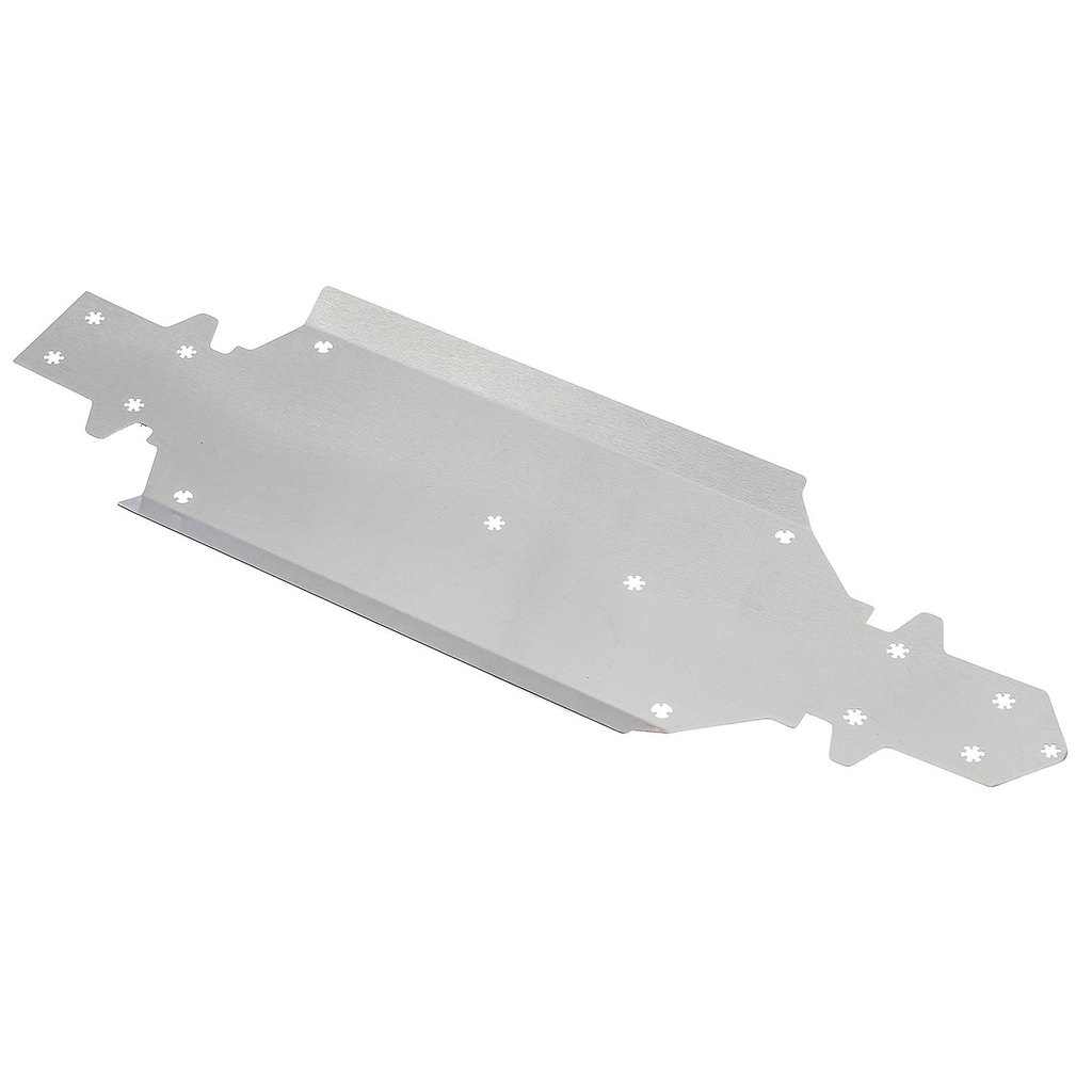 1/10 Leilalo XTS F10 รถความตึงเครียดสแตนเลสแชสซี GUARD เกราะด้านล่าง GUARD Anti-Scratch LY167