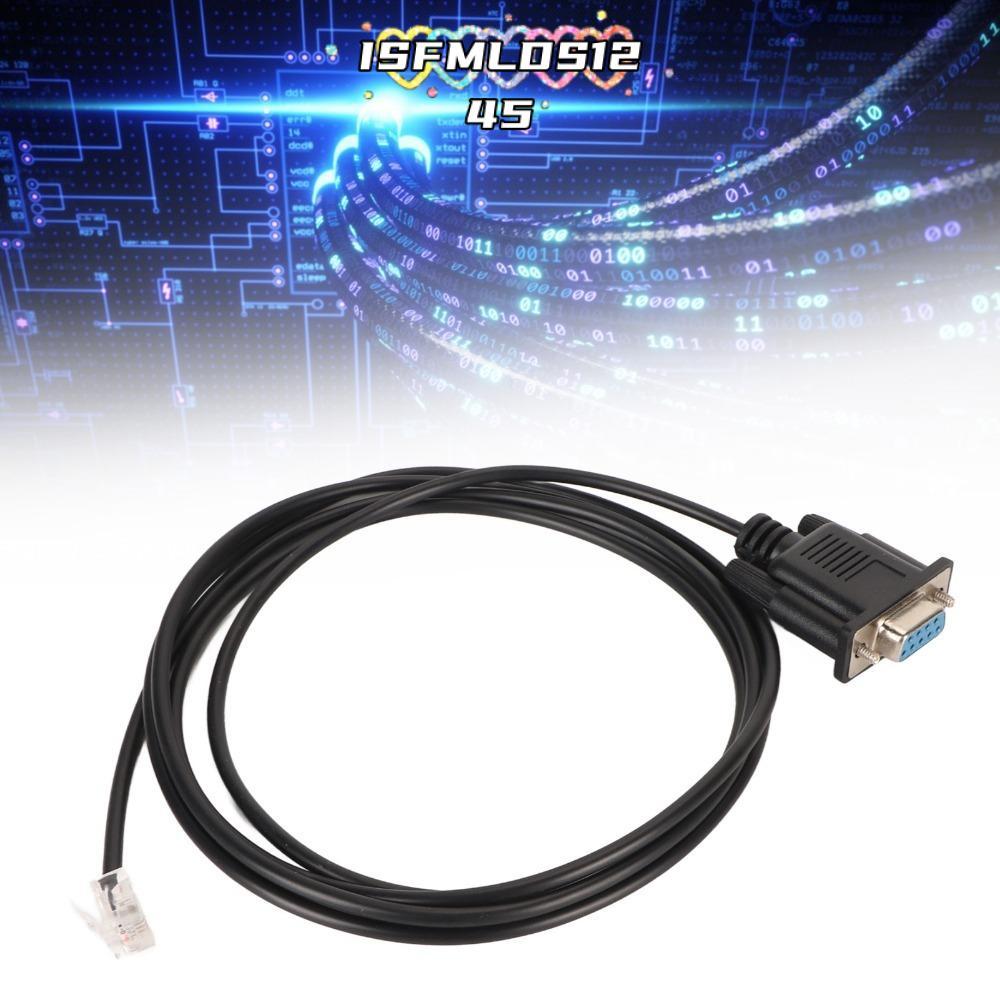 ISFMLDS1245 6P6C LAN , หญิง Plug and Play RS232 DB9Pin หญิง RJ11 RJ12, ป้องกันการรบกวน RS232 to RJ11