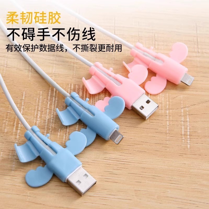 Angel Data Cable Protector Anti-Breakage สายชาร์จสําหรับสายโทรศัพท์และขั้วต่อ