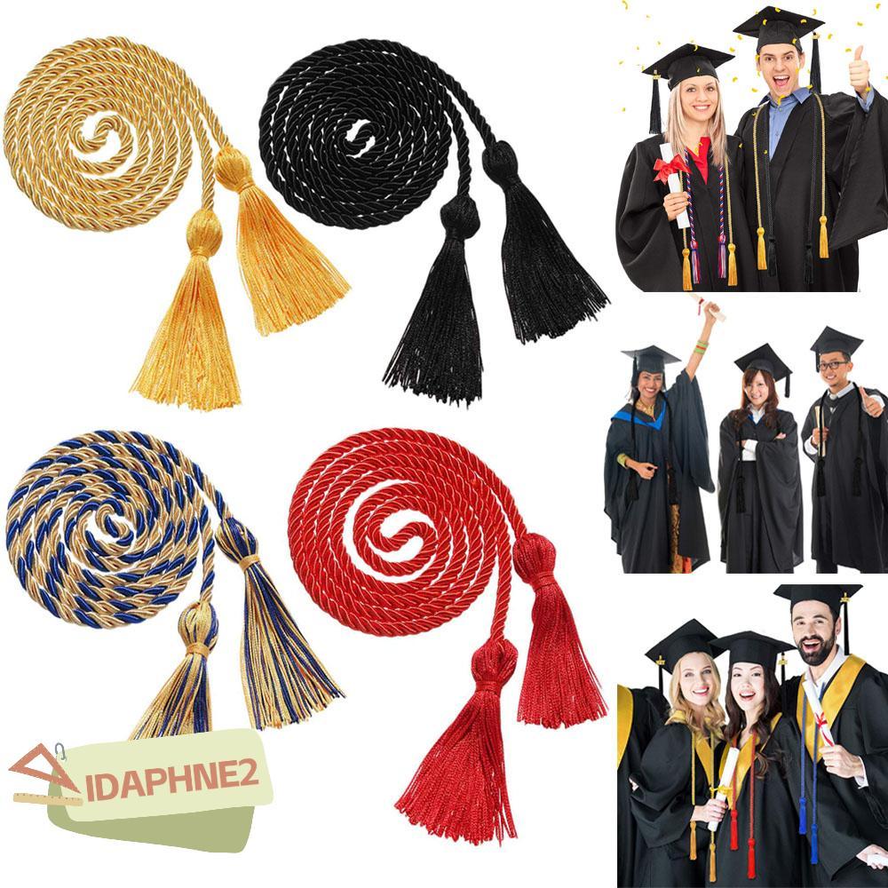 IDAPHNE2 1 ชิ้นสําเร็จการศึกษา Honor สายไฟฉลอง Photo Props ตกแต่ง DIY ของขวัญหัตถกรรม Braided Party Supplies เส้นด้าย Honor สายไฟ