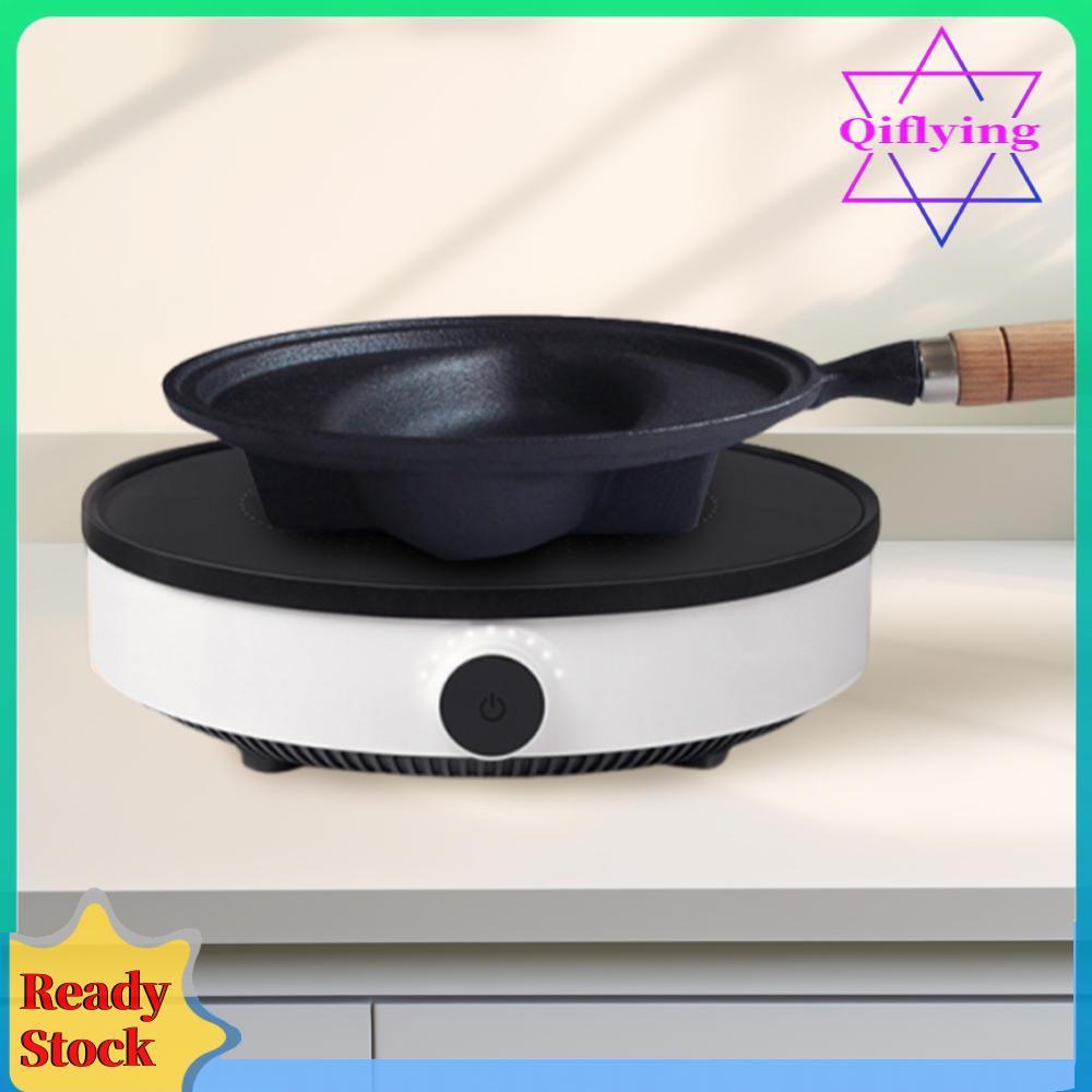 กระทะเหล็กด้ามไม้ Omurice ทําอาหารหม้อ Non-Stick กระทะไข่เจียวสําหรับโฮมเมด Omurice ทําอาหาร