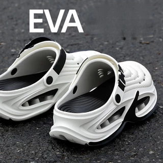 ASHALI ผู้ชายฤดูร้อน Breathable Anti-Slip Toe-Covered รองเท้าแตะกลางแจ้งสวมใส่ยาง Sole กีฬาชายหาดกันกระแทก S