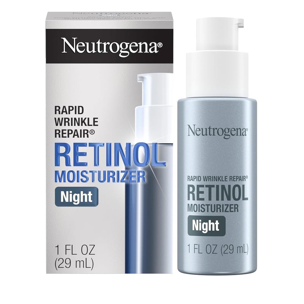 Neutrogena Neutrogena Rapid Wrinkle Repair Anti-Wrinkle Night Quick-Vision SA Facial Moisturizer, 1 