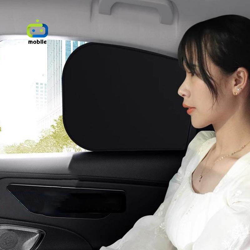 [maygood] ไฟฟ้าสถิต 4 ชั้น Sun Shade สําหรับหน้าต่างด้านข้างรถยนต์ UV Bloer น้ํายาผ้าม่านแบบพกพาสําหรับใช้ทุกวัน