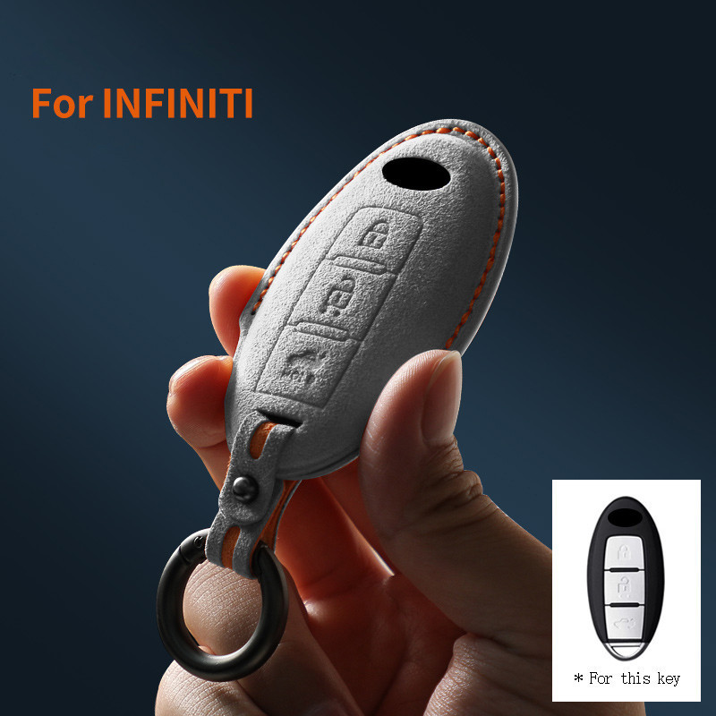 รถ Remote Key กรณี Key Shell Buckle สําหรับ Infiniti Qx60 Qx70 Qx30 Q70 Q50 Fx35 สําหรับ Infiniti Su