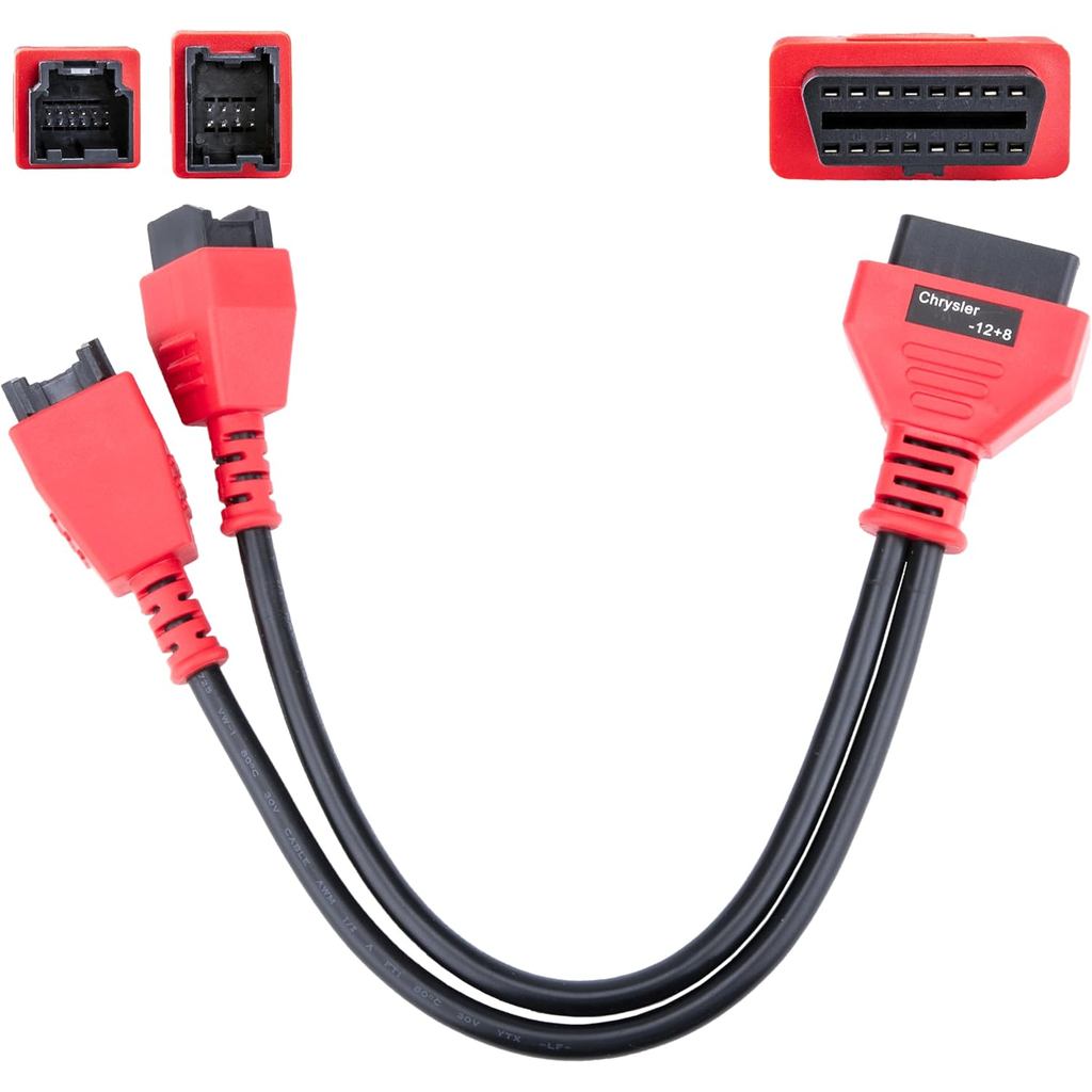 12 + 8 Pin Connector ไปยังอะแดปเตอร์ OBD2, Secutiry Gateway Bypass Cable, 12 + 8 สําหรับ Chrys SGW ต