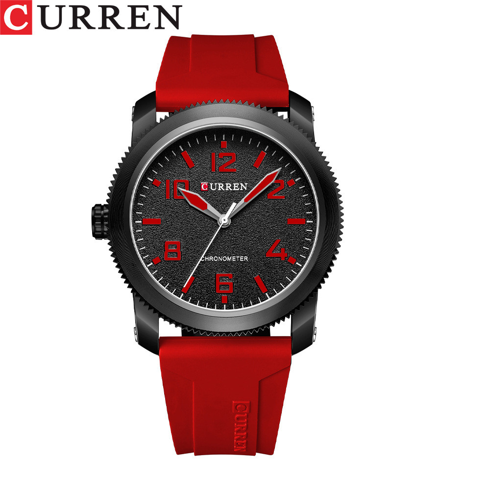 Curren/Curren 8454 นาฬิกาผู้ชายเทปนาฬิกาควอตซ์นาฬิกาแฟชั่นผู้ชายนาฬิกากีฬา Casual นาฬิกาผู้ชาย YDRS