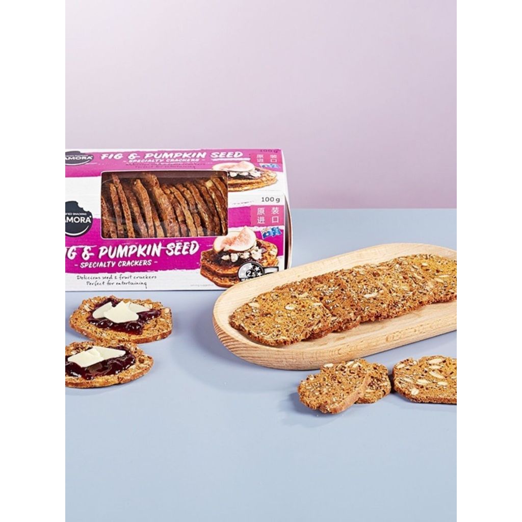 Happy Ola Chida Mora บิสกิตบิสกิตรสวันที่ รสแอปริคอท รสมะเดื่อ รสฟักทอง พริกไทยดํา รสหัวหอม ออสเตรเล