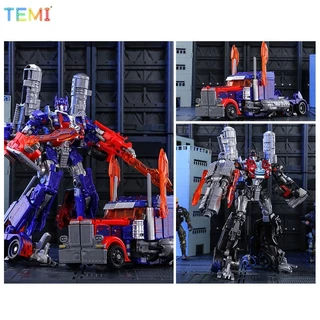 TEMI 2 in 1 ของเล่นเด็กรุ่นรถเปลี่ยนหุ่นยนต์ Optimus Megatrone ตัวเลขการกระทํารถคลาสสิก