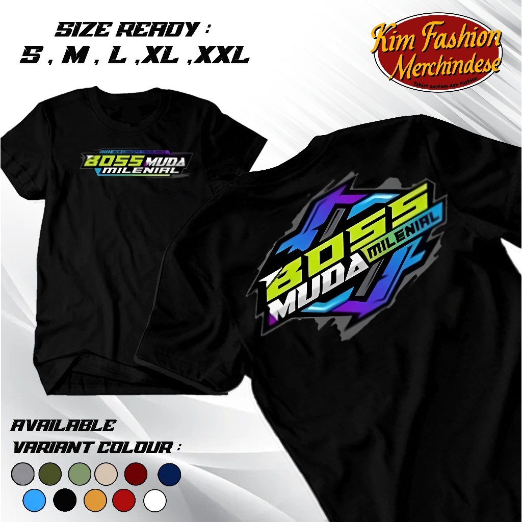 KIMFASHION988 - YOUNG MILLENNIAL BOSS T-SHIRT - RACING T-SHIRT - VIRAL - SUITABLE สําหรับผู้ชายและผู