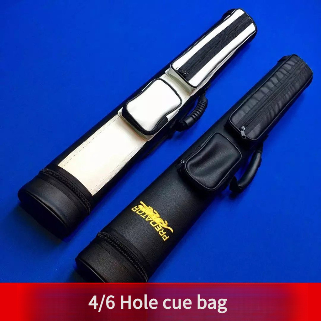 Predator Billiard Cue Bag 4/6 Hole Billiard bag - 1/2 Split Club Pool stick bag Thickened Billiard C