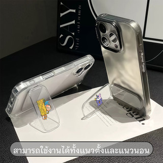 🔥ที่วางโทรศัพท์กระจก for samsung S25Ultra Makeup Mirror การ์ตูนน่ารักสำหรับ iphone17 ลายสติ๊กเกอร์น่ารัก for oppo/ vivo
