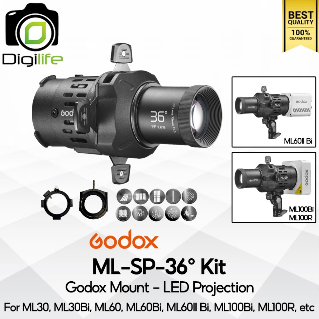 Godox ML-SP-36 ° Kit Godox Mount - LED Projection อุปกรณ์สำหรับฉายภาพ For ML30, ML60, ML60II, ML100 