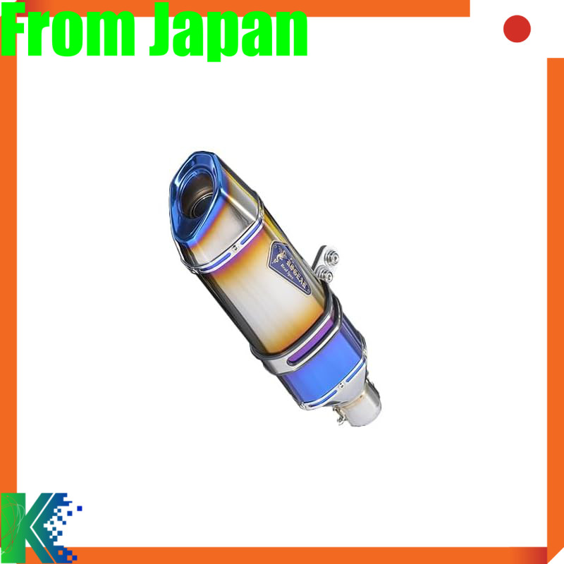 R's Gear Slip-On Muffler Real Spec Titanium Drag Blue 25- X-ADV RH61-T3SD