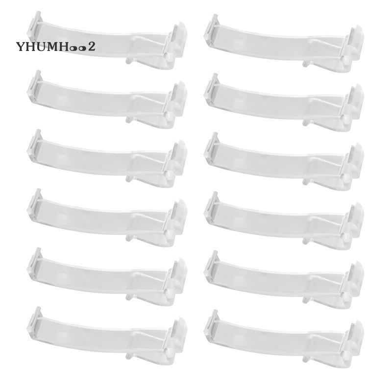 [yhumh002]2.5 นิ้ว Valance Clips Window Blind Clips พลาสติกใส Valance Retainer Holder Hidden Valance