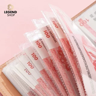 สมุดออมเงิน ใส่ได้ 100 แผ่น สมุดโน๊ตสมุดบัญชี ท้าทายออมเงิน Savings Book สมุดบันทึกการออม