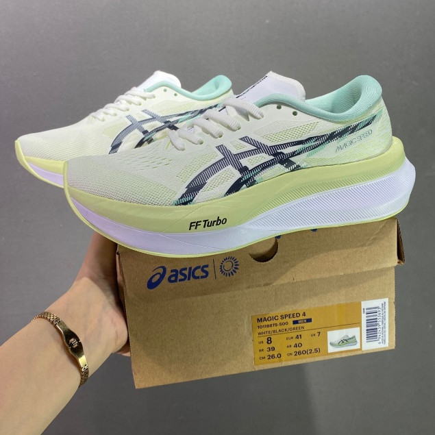 Magic Speed 4 รองเท้าวิ่งผู้หญิง 3 แฟชั่นรองเท้าผ้าใบน้ําหนักเบา 1011B875-100 4F9Z