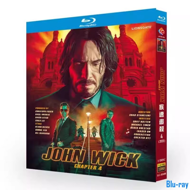 [BRAND NEW SEALED] American Film John Wick: Chapter 4 (2023) กล่อง Blu-ray 1 แผ่น