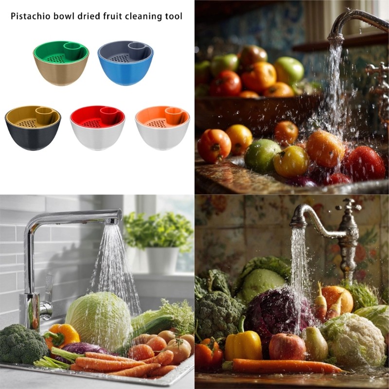 CH ชามทําความสะอาดผลไม้แห้งที่มีประสิทธิภาพ Pistachios Shell Remover ของว่าง Organiser