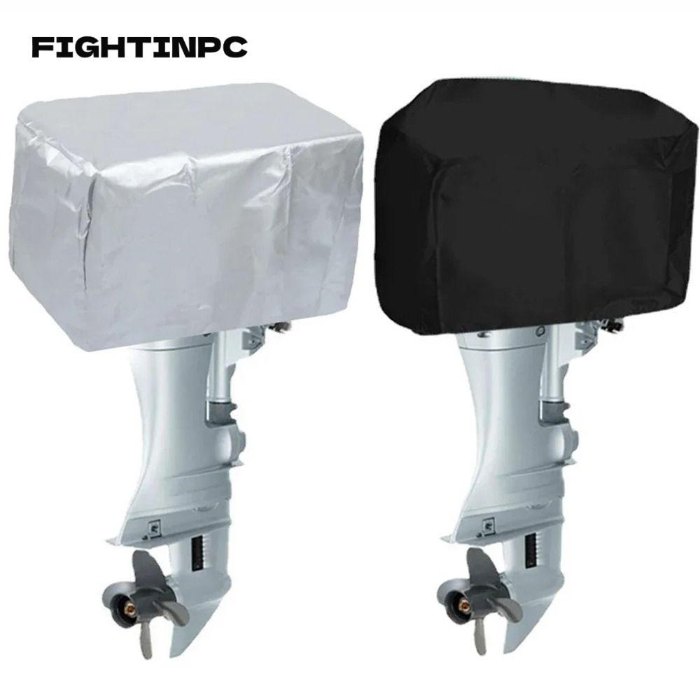 คลุมเครื่องยนต์เรือ FIGHTINPC ขนาด 15-150HP ป้องกันการกระแทกและแสงแดด ทำจากผ้ากันน้ำ 210D