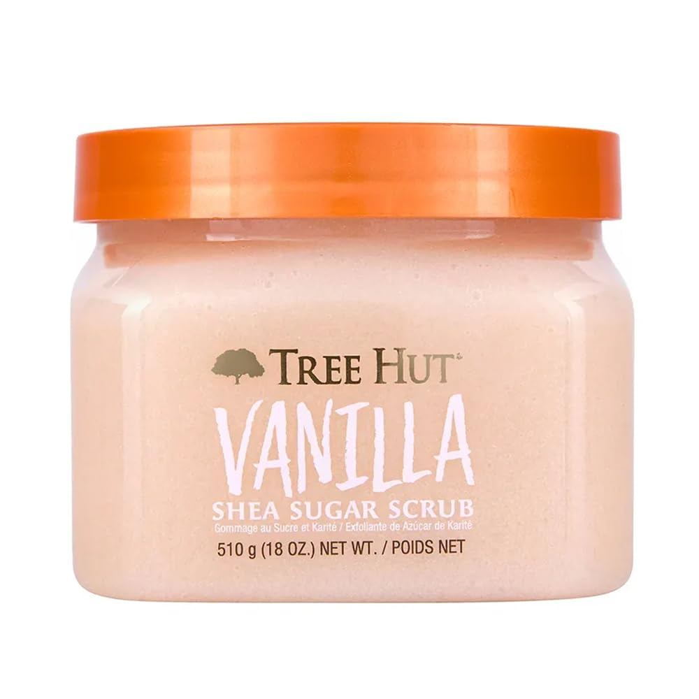 Tree Hut Vanilla Shea Sugar Exfoliating & Hydrating Body Scrub, 18 ออนซ์