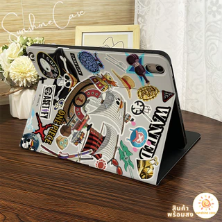 ส่งของเร็ว เคสสำหรับไอแพด ลายการ์ตูน เรือโจรสลัด เคสสองแบบช่องใส่ปากกา for iPad Gen11/10/9/8 Mini7/6/5/4 Air2/3 Pro11/13