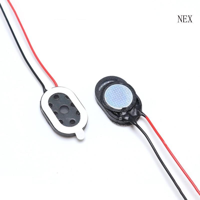 NEX 2 ชิ้น 1510 1015 ลําโพง 8 โอห์ม 1W8R แตรลําโพงสาย DIY อุปกรณ์เสริม