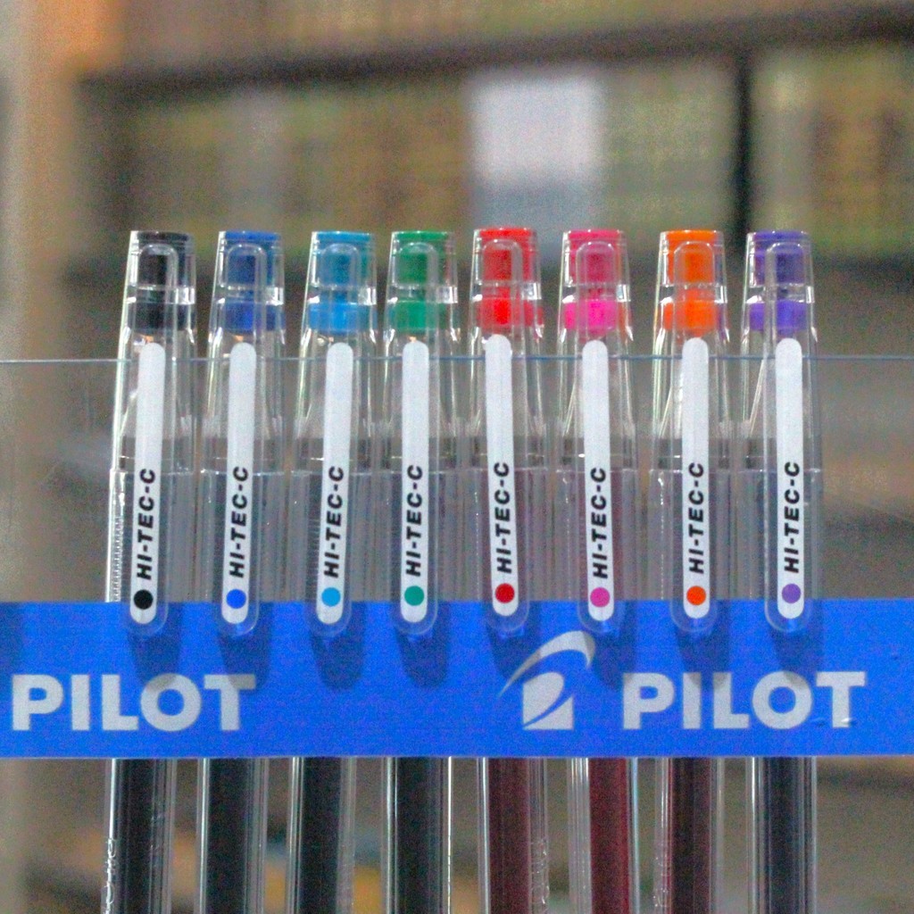 ปากกา Pilot Hitec-C ดั้งเดิม 0.3 มม. นําเข้าปากกาลูกลื่น Hi Tec C สําหรับหมายถึงหนังสือ