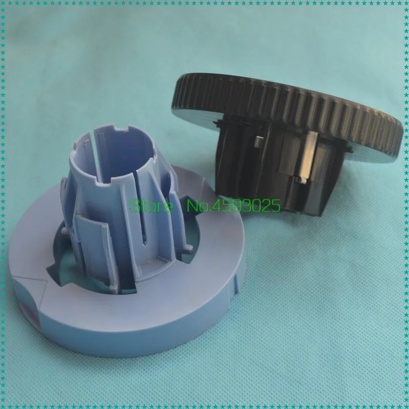 1SET Q5669-40686 สีฟ้า + สีดํา Einkshop CAP แกน Hub END สําหรับ HP Designjet T120 T520 T730 T830 Q56