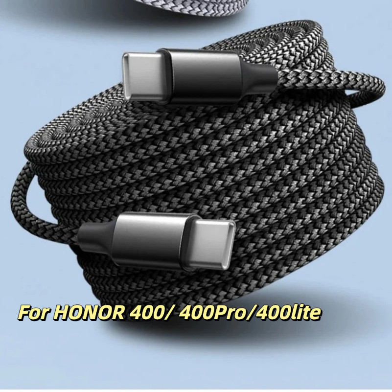 5 เมตร/8 เมตรยาวประเภท C สายชาร์จเร็ว USB C สายส่งข้อมูลสายชาร์จสําหรับ HONOR 400Pro 40lite LKY8 USB C fast charger สายไฟ