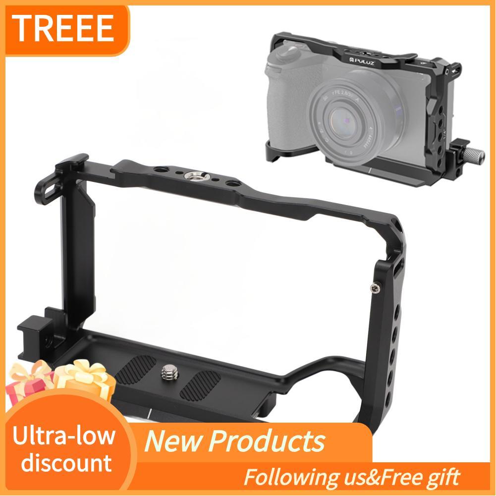 Treee Treee กล้องวิดีโอ Rig 1/4 นิ้ว Cold Shoe Port Full สำหรับ A6700 PU3123B