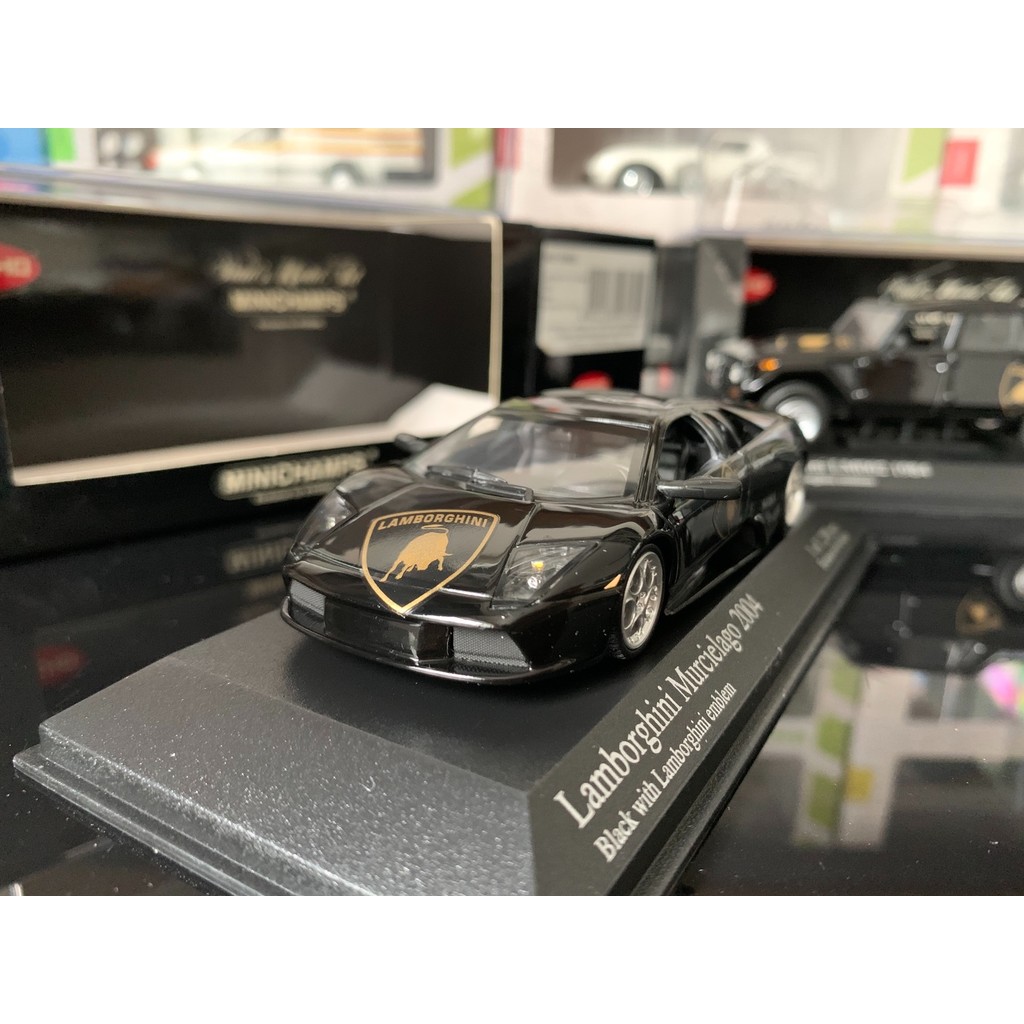 Minichamps Lamborghini Bat 2004 Black Minichamps Lamborghini LM002 & Murcielago Two Packing 550 Cars