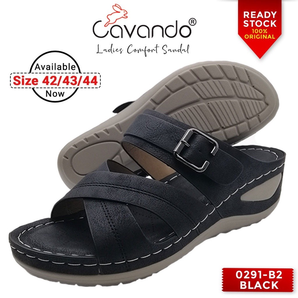 MC3 Cavando Ladies Comfort Sandals EXTRA LARGE SIZE - 0291-B2 (สีดํา , Tan , Maroon)