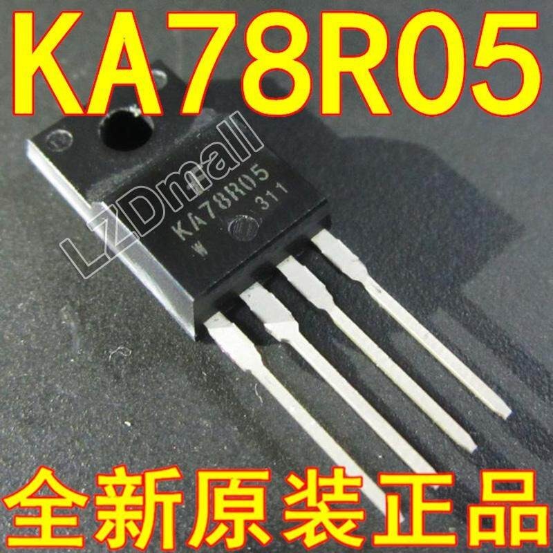5 ชิ้น KA78R05 78R05 TO-220F-4 ตัวควบคุมแรงดันไฟฟ้าแบบดรอปเอาท์ต่ํา
