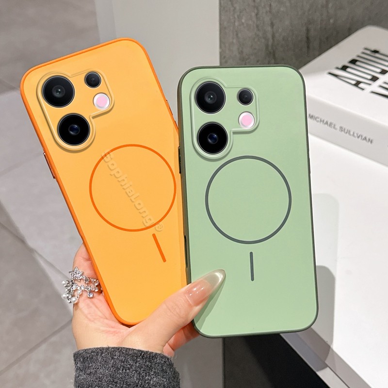 Morandi เคสโทรศัพท์แบบ Dual-Tone สําหรับ Vivo X200 FE V2503 การป้องกันกล้องเต็มรูปแบบ Skin-Like รู้ส
