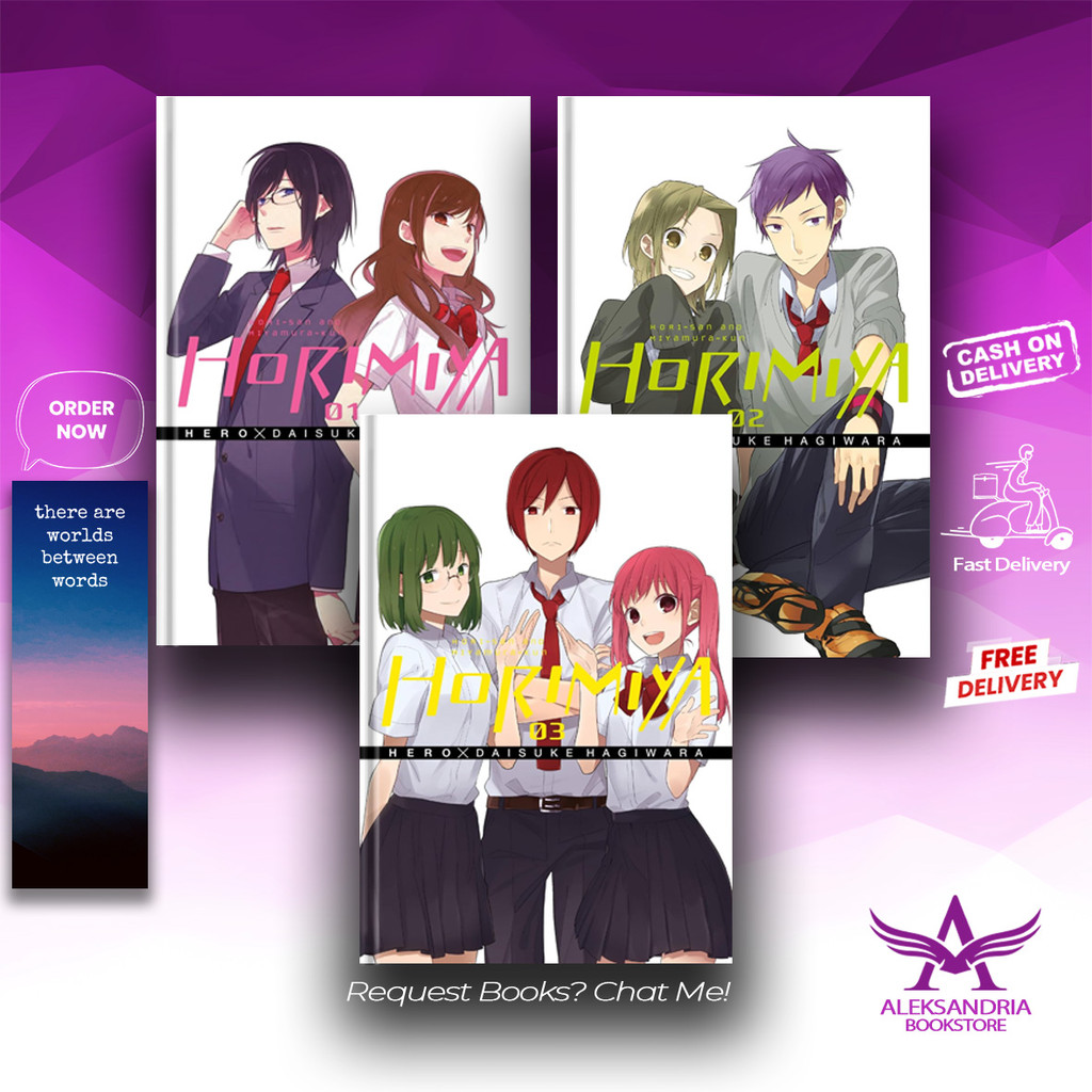 Horimiya (มังงะ / การ์ตูน) เล่ม 1 - 17 (17 Book Series) By HERO (อังกฤษ)