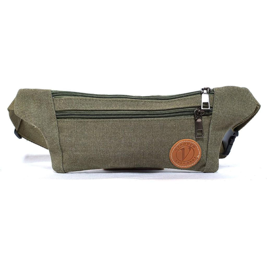 Nupouch Tahoe Slim Hip Pack, Fanny Pack, Travel Pack, สีเขียวทหาร