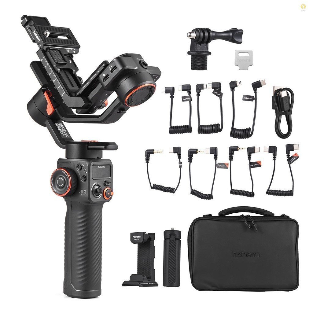 HGP hohem iSteady MT2 3 แกนกล้อง Stabilizer สําหรับสมาร์ทโฟน 1.2 กก./2.34 ปอนด์ Payload สนับสนุน BT 
