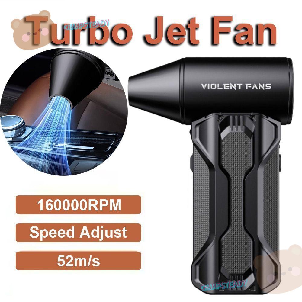 CHAMPSTEADY 160000RPM Turbofan, กําจัดฝุ่นทรงพลัง Snow Whiz Led Turbo Blower, Mini Air Duster ความเร