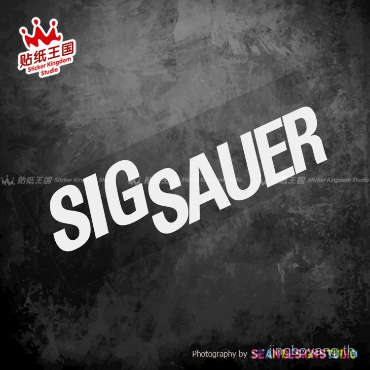 SigSauer SigSauer สติ๊กเกอร์ตกแต่งสะท้อนแสง