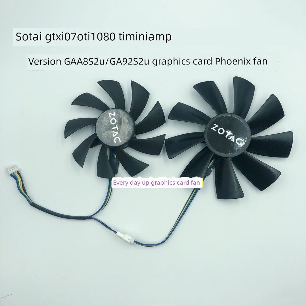 ZOTAC ZOTAC 1080Ti/1080/1070Ti MINI กราฟิกการ์ดพัดลมระบายความร้อน GA92S2H/GAA8S2U