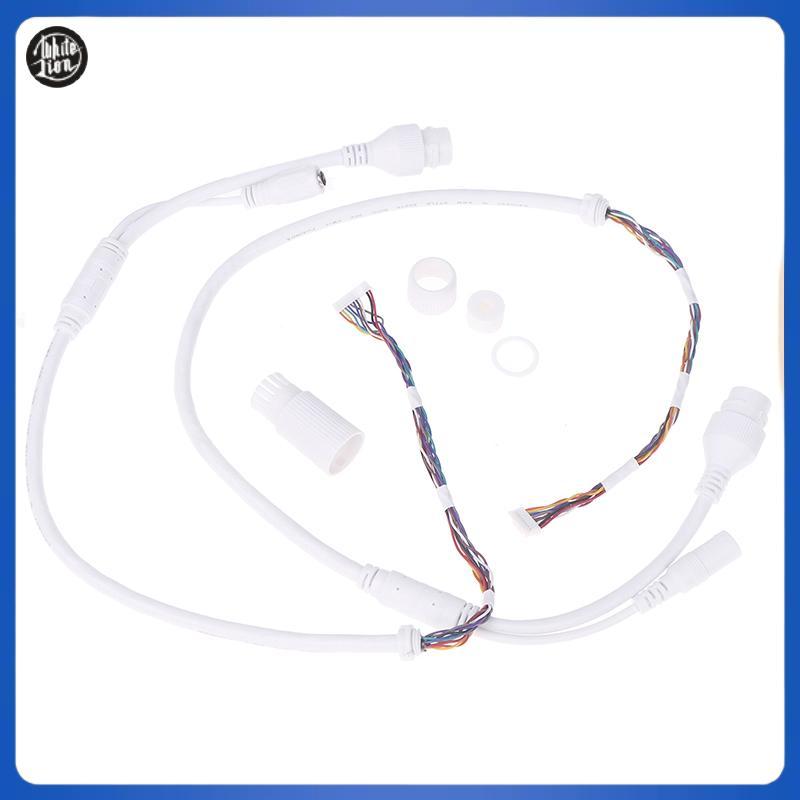 WL| 1 PC Ethernet Lan สาย POE RJ45 สายเคเบิลเครือข่าย 10 Pin 10 Core 12 Pin 10 Core Tail Line หมวกกั
